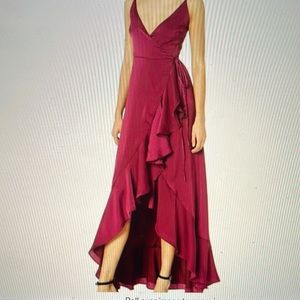 Yumi Kim NWT women’s cross roads maxi dress, burgundy, medium new with tags